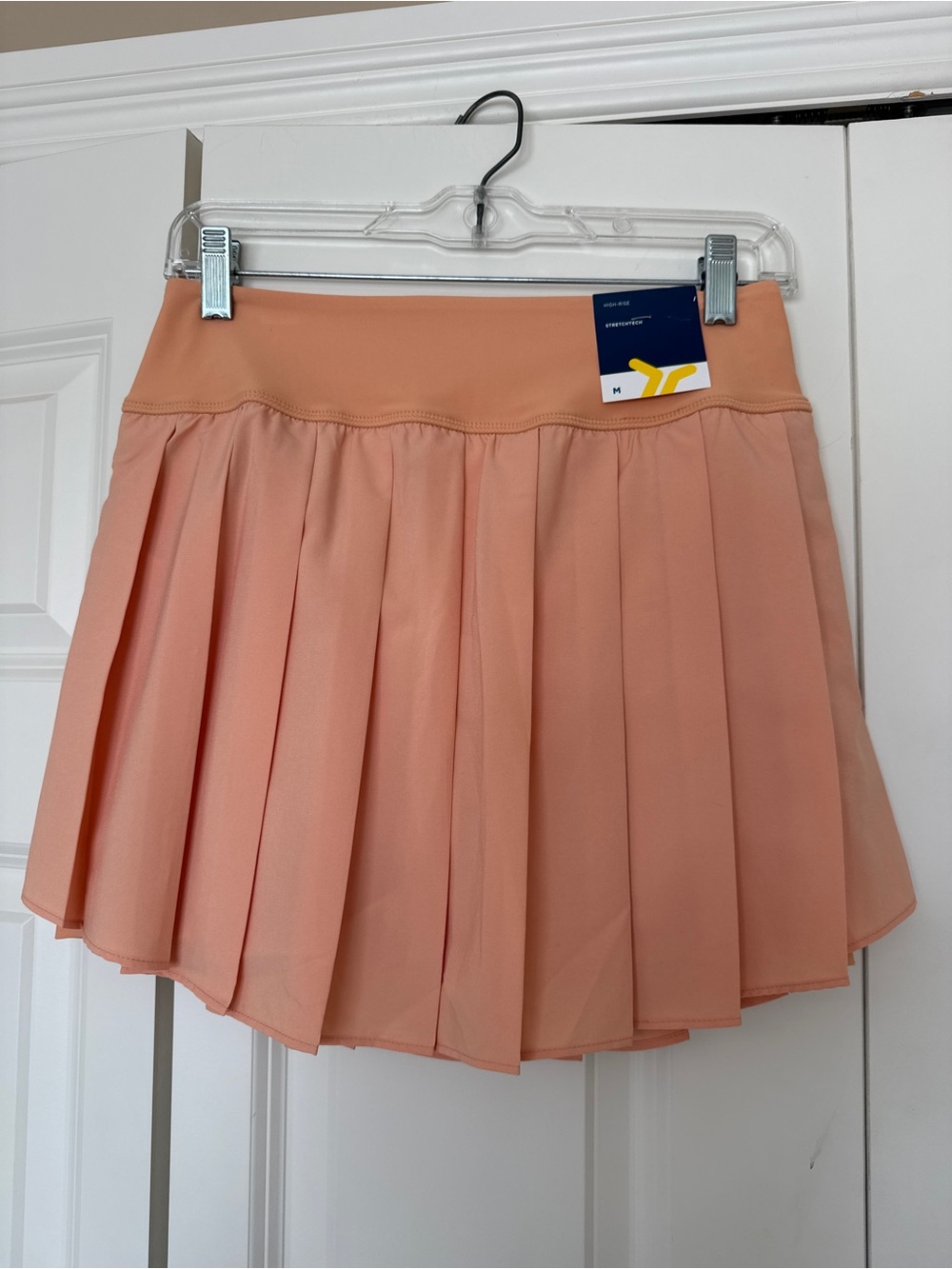 Old Navy Peach Pleated Circle Skirt